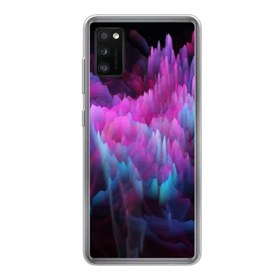 Produktbild von MuchoWow® Handyhülle Schutzhülle Hülle für Samsung Galaxy A41 Rauch - Farbe - Abstrakt Silikon Softcase Handy Hülle - Mobiltelefon
