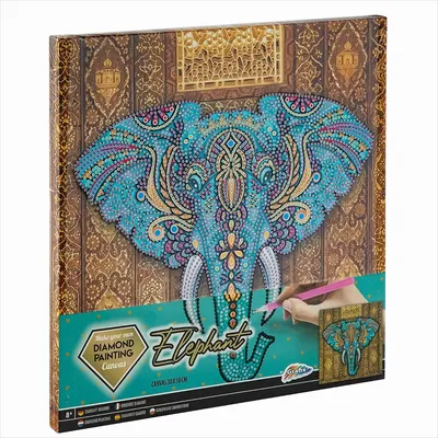 Produktbild von Diamantgemälde auf Leinwand ANTELLA'S ELEPHANT 260010