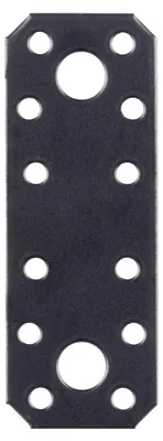Immagine prodotto di Alberts 824839 Connettore piatto - zincato - nero - plastificato - 96 x 35 x 2,5 mm, set da 50