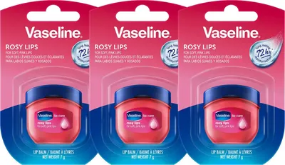 Produktbild von Vaseline Lip Therapy 7G Rosy | Pflegender Lippenbalsam für optimale Feuchtigkeit | 3 x 7g (Rosy (3er Pack))