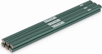 Produktbild von Kreator Bleistifte Steinmetzbleistifte Grahphitstift 6 Stück 245 mm - Holz - Steinmetzbleistifte 6 Stück