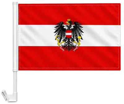 Produktbild von Autoflagge Österreich 30 x 40 cm