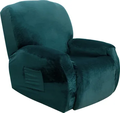 Obrázek produktu pro Topchances Velvet Recliner Chair Cover, Stretch Recliner Chair Cover, Elastický kryt pro TV křeslo Recliner Chair (Green)