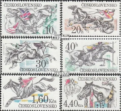 Produktbild von Briefmarken Tschechoslowakei 1978 Mi 2469-2474 (kompl.Ausg.) postfrisch Pferderennen