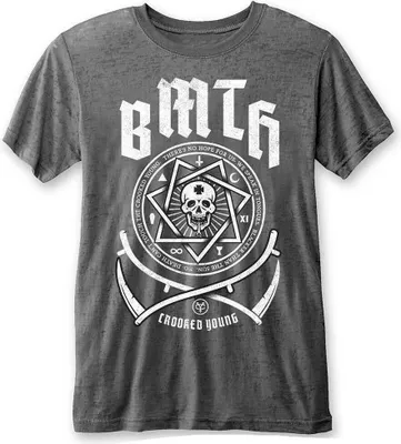 Obrázek produktu pro Bring Me The Horizon Crooked Young Charcoal Grey XL Tričko
