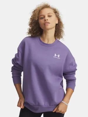 Immagine prodotto di Felpa da donna Under Armour UA Icon in pile con scollo rotondo (taglia unica) SM
