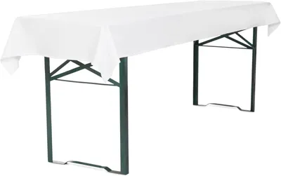 Imagen del producto de Mantel de mesa impermeable, opaco, de 250 x 100 cm, lavable, ideal para eventos
