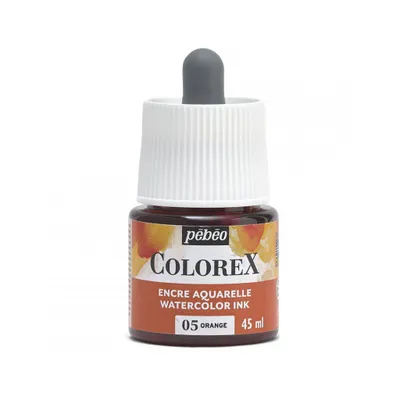 Obrázok produktu pre Pebeo Colorex Aquarelltinte, 45 ml, oranžová