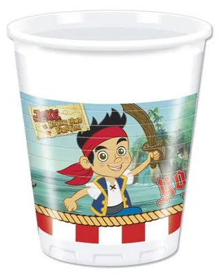 Produktbild von 6 Becher Jake und die Nimmerland Piraten