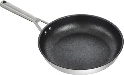 Produktbild von Ninja ZEROSTICK Edelstahl-Pfanne (28 cm) – C60028DE silber Bratpfanne