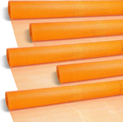 Obrázek produktu pro Hengda 5 rolí výztužné tkaniny 160g/m² 4x4mm omítková tkanina tkanina ze skelných vláken oranžová 250m²