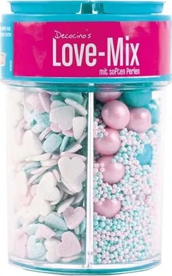 Produktbild von 4fach-Streuer Love Mix - Torten-Streudekor