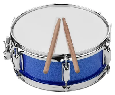 Obrázek produktu pro Elzusha - Snare drum, 12 palců, se paličkami a popruhem – přenosná, ideální pro začátečníky
