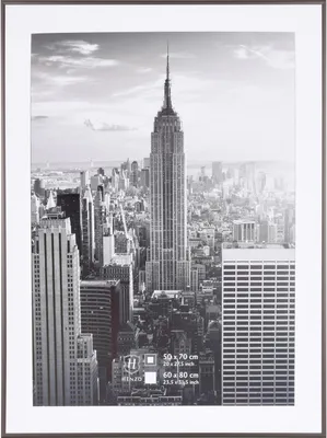 Produktbild von Henzo Fotorahmen - Manhattan - Fotogröße 60x80 cm - Dunkelgrau