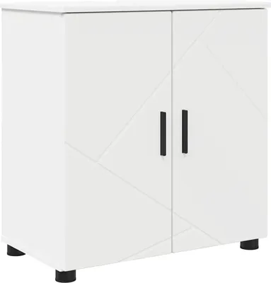 Zdjęcie produktu dla Szafka Łazienkowa z przechowywaniem Biały 61 x 35 x 64 cm