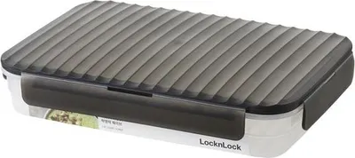 Obrázek produktu pro Lock & Lock LWC206DGRY, Krabice, Obdélníkový, 1,5 l, Černá, Průhledná, 1 kusů