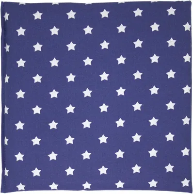 Produktbild von Kirschkernkissen 19x19cm Sterne-blau - Wärmekissen und Kältekompresse. Kirschkernsäckchen 19 x 19 cm