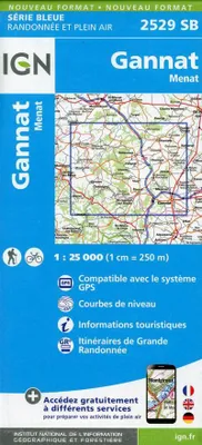 Image de Gannat Menat, échelle 1:25000