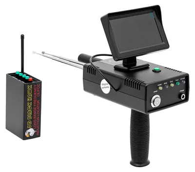Obrázek produktu pro Detektor kovů – dosah 30 m – podzemní detektor zlata a kovů – 3D LED displej – bez baterie – černý