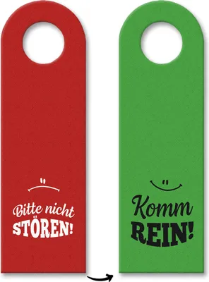 Produktbild von 10x Bitte nicht stören - Komm rein Türhänger Türanhänger Türschild