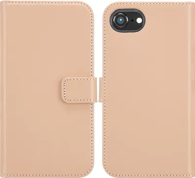 Obrázok produktu pre Selencia Kožené puzdro s klopou iPhone 16e - Dusty Pink