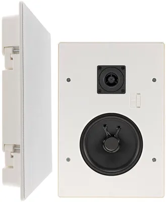 Produktbild von Einbaulautsprecher CTE-34E,eckig weiß 2-Wege 287x197mm 120 Watt