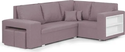 Produktbild von MILO3 Ecksofa mit Schlaffunktion - Rosa
