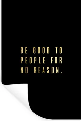 Produktbild von MuchoWow® Wandtattoo Wandsticker Wandaufkleber Zitat - Sprichwörter - Gold - Schwarz 20x30 cm Selbstklebend und Repositionierbar - Sticker - Dekorfolie