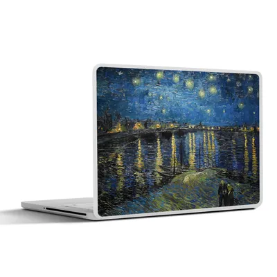 Produktbild von MuchoWow® Laptop Aufkleber Sticker Cover Van Gogh - Brücke - Alte Meister 40x30 cm - Laptop Dekoration - Selbstklebend
