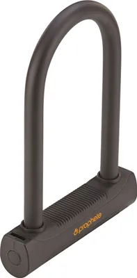 Zdjęcie produktu dla U-lock PROPHETE do rowerów i e-rowerów, certyfikat ART****, grubość szekli 18 mm, specjalna hartowana stal, w zestawie 2 laserowo wycinane klucze (1x LED)