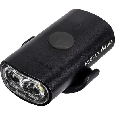 Produktbild von Topeak Helm LED Headlux 450 USB schwarz