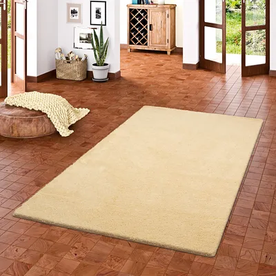 Produktbild von Hochflor Shaggy Teppich Palace Natur, Größe:80x240 cm
