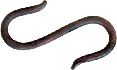 Produktbild von S Haken Gusseisen antikbraun