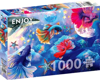 Zdjęcie produktu dla Puzzle 1000 elementów Enjoy – Galaktyka w głębinach morza