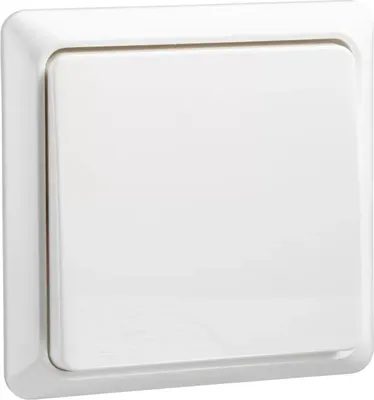 Produktbild von Elso Universalschalter 10A beleuchtet komplett RENOVIERUNG Steckklemme reinweiß 501614