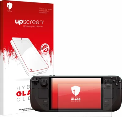Produktbild von upscreen Schutzglas für Valve Steam Deck OLED Schutzfolie Panzer Folie Glas Display Schutz klar