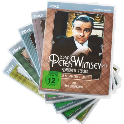 Zdjęcie produktu dla 5 DVDs Lord Peter Wimsey Gesamtedition | Pidax Film- und Hörspielverlag GmbH