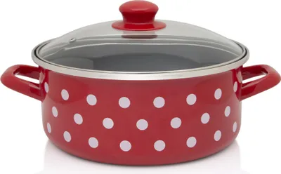 Immagine prodotto di Casseruola da 4,75l con coperchio in vetro Tufne Metalac smaltato/24cm/4,75l