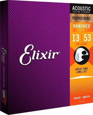 Obrázek produktu pro Elixir 16182 Nanoweb 13-53 Struny pro akustickou kytaru