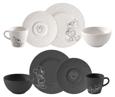 Obrázok produktu pre Villeroy & Boch 8-dielna sada na raňajky Manufacture Rock Mickey Mouse