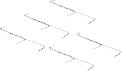 Obrázek produktu pro X2 Nerezové háčky na uzení dvojité - 5 kusů