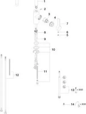 Produktbild von DORNBRACHT 33836875-42 EHM für Spül-/ Profibrause TARA ULTRA