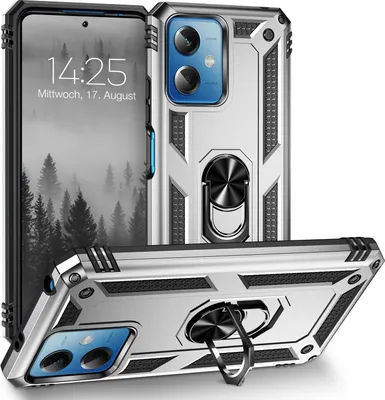 Produktbild von Armor Outdoor Handyhülle für Xiaomi Redmi Note 12 5G Handy Panzer Case Cover Schutzhülle Farbe: Silber