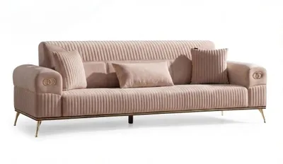 Image de Canapé moderne Rosa, élégant, trois places, quatre places, design, pour salon