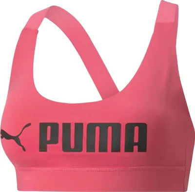 Produktbild von Puma Fit Mid Impact Trainings-BH Sport-BH Damen rosa S