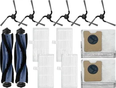 Produktbild von INF Ersatzteil-Set für Eufy RoboVac C10: Bürsten, Filter, Beutel, Seitenbürsten