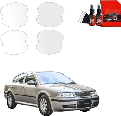 Immagine prodotto di pellicola protettiva 4in1 Grizz Protector per gli incavi delle maniglie delle porte - Skoda Octavia (1996-2010)
