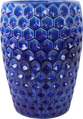 Zdjęcie produktu dla Doniczka ceramiczna Provencelia VERSAILLES Niebieski, Ø38 cm x H54 cm, mrozoodporna
