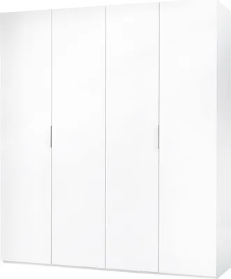 Immagine prodotto di Dmora Guardaroba Grande Aram 52x200h cm Bianco, Appendiabiti 4 Ante