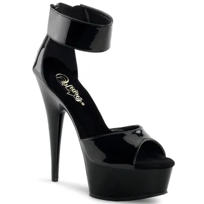 Obrázek produktu pro DELIGHT-670-3 Dámské sandály Pleaser, černé EU 35, US 5